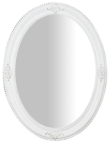 Biscottini Specchio Specchiera da Appendere 48x4x19 cm in Resina Finitura Oro Anticato 