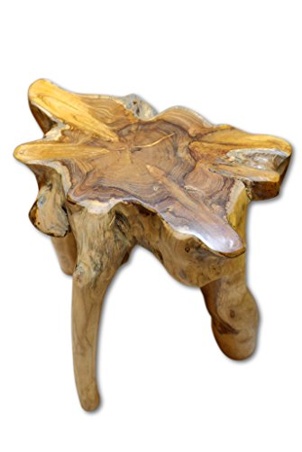 Kinaree Tavolino in legno massiccio 50 cm 