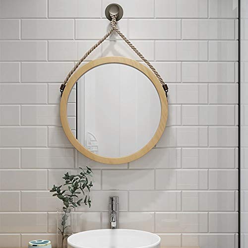 Specchio vintage da parete 59x48x3 cm Specchio da parete in legno massello  Specchio bagno e specchio camera da letto