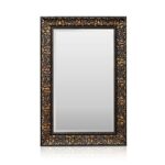 Rococo by Casa Chic – Specchio da Parete – 90×60 cm – Specchio Grande Stile Vintage Francese – Grigio e Oro Antico