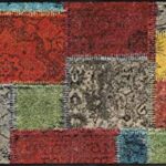 Wash&Dry Vintage Patches Zerbino, Acrilico, Bunt, 190 x 75 x 0.7 cm